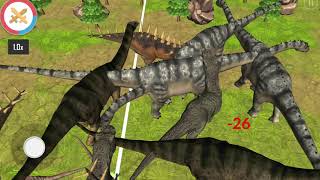 Best Dino Games - Dinosaur Simulator: Dino World Android Gameplay BATTLE ARENA screenshot 5