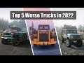 Snowrunner Top 5 worst vehicles in 2022 | Least Useful Trucks