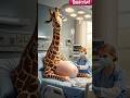 😢Lion Attack on Pregnant Giraffe 🦒 | Heart-Touching Rescue Story #shorts