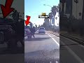 Road Rage Biker Kicks Car