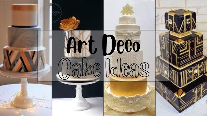 Art Deco Wedding Cake - Youtube