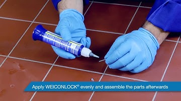 Weiconlock AN 302 90 Threadlocker Demonstration Video