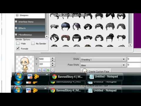tutorial; How to Create a maple story avatar (step by step)