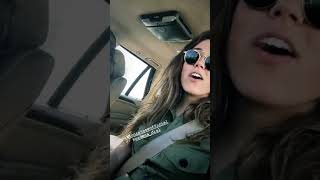 Instastories Maria cantando en el coche❤️