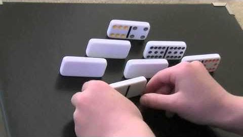 How to make a 3D domino pyramid