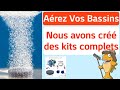 Set aération bassin 6 disques 10 cm de 12000 à 15000 litres