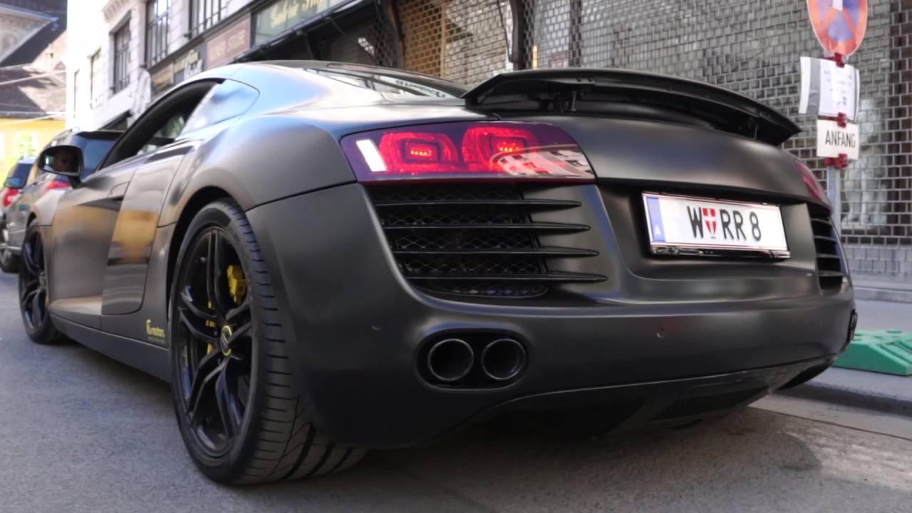 Audi R8 Start Up, Crazy Exhaust Sound, Acceleration