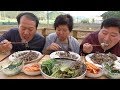 깻잎, 쌈채소와 함께 [[불고기 덮밥(Bulgogi with Rice )]] 요리&먹방!! - Mukbang eating show