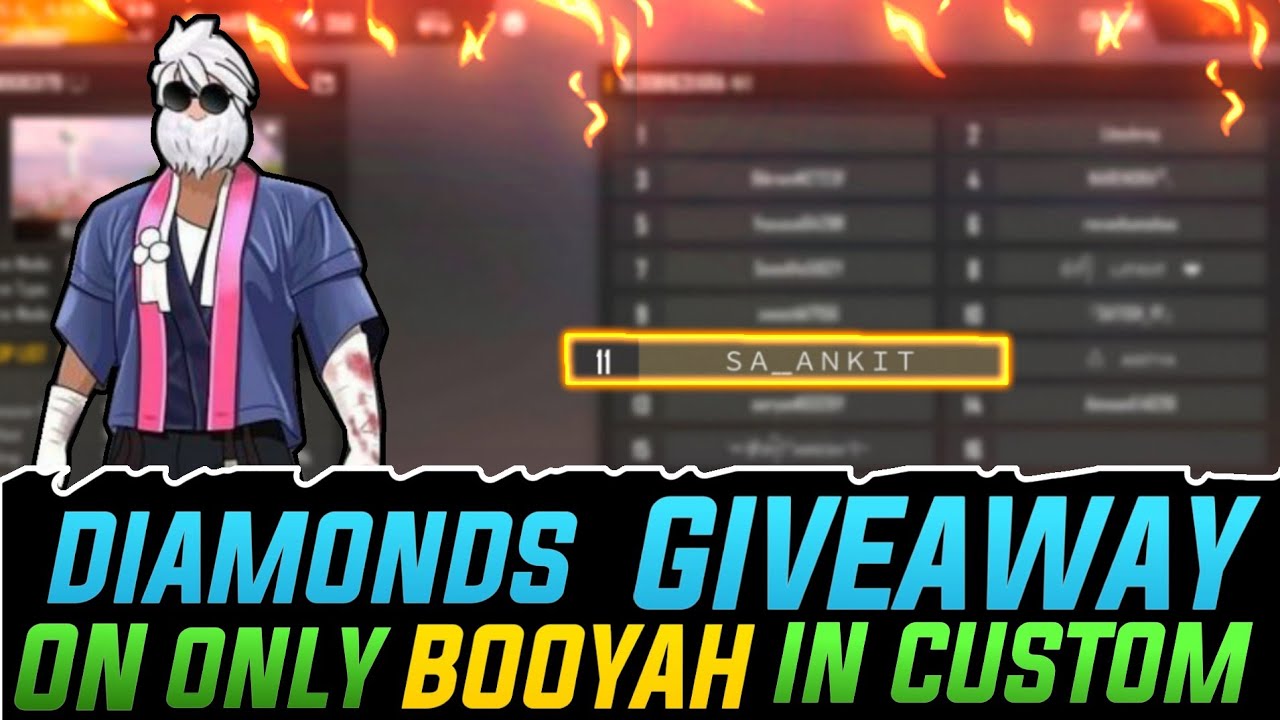 FREE FIRE LIVE CUSTOM GIVEAWAY // FREE FIRE GIVEAWAY // FREE FIRE DIAMOND TOPUP GIVEAWAY // FREE FIR
