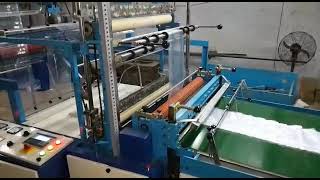 Double Decker Sealing Cutting Machine Testing...