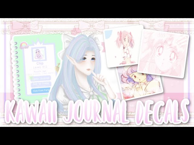 Aesthetic Anime icon decals/decal id (for your Royale High journal