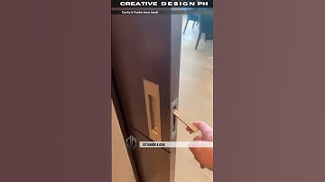 Creative Design Ideas: Cavity & Pocket door handle