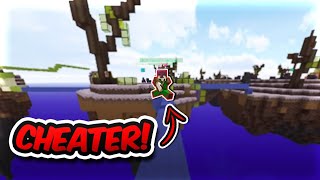 CONFUSED HACKER tries to bhop on me (but fails) | hypixel bedwars