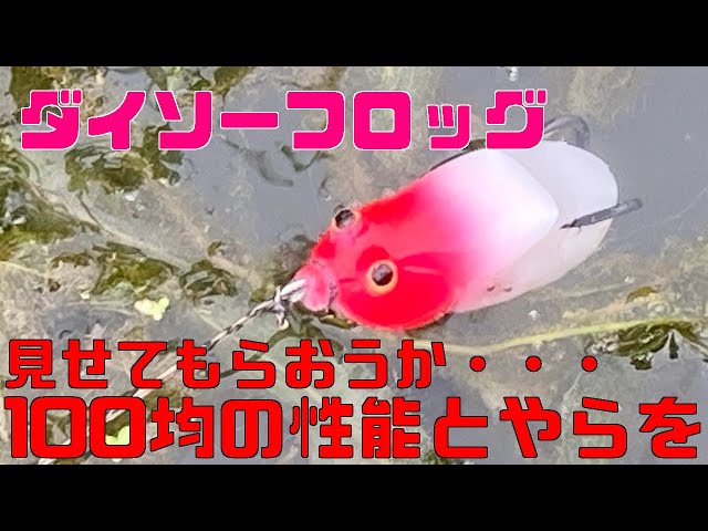 雷魚フロッグをつくりますぜええ その19「ダイソー 100均フロッグ