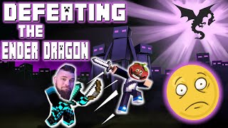 Defeating the Ender Dragon - Survival Mode