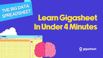 Learn Gigasheet In Under 4 Min: The Fastest Way To Analyze Big Data