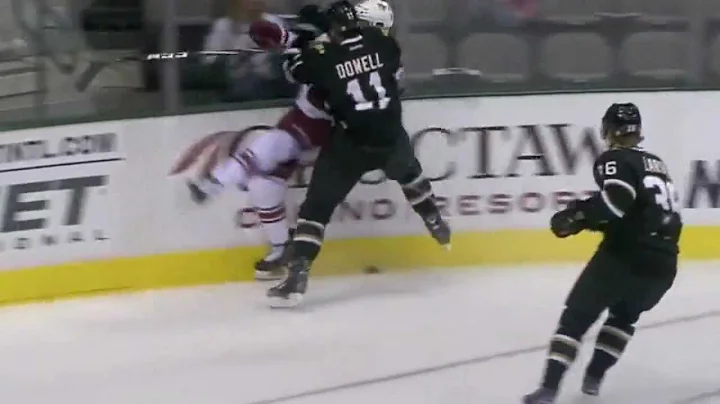 Jake Dowell slams Lauri Korpikoski [HD]