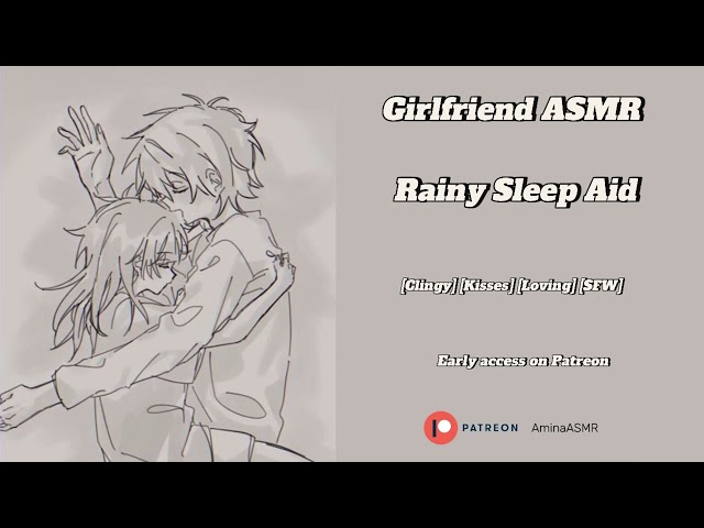 [ Girlfriend ASMR ] Sleeping in the rain [ Sleep aid]