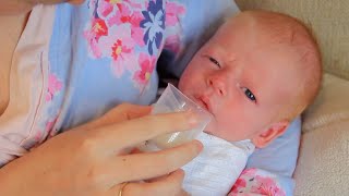 CUP FEEDING OUR NEWBORN