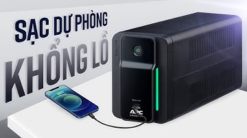 "Sạc dự phòng" CỰC KHỦNG - CỨU cả PC lúc mất điện!