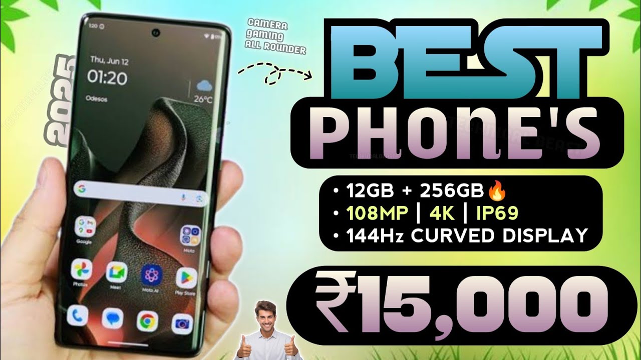 Top 5 Best 5G Smartphones Under ₹15,000 in 2025 | Best Phones Under 15000 5g 🔥