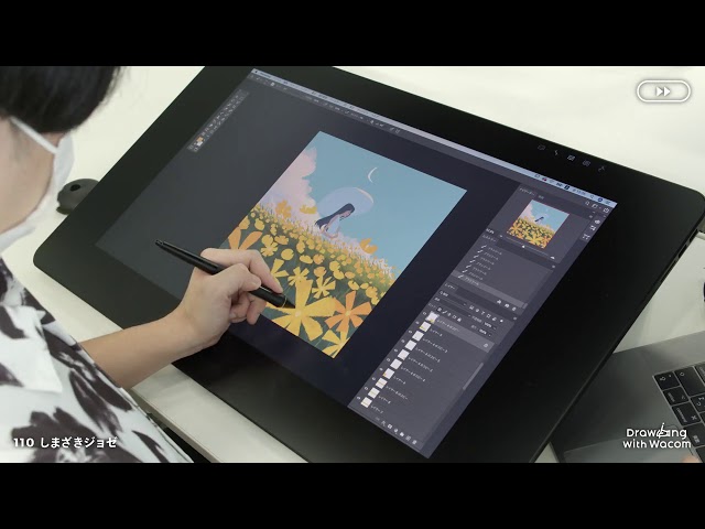 イラストレーター しまざきジョゼ - Drawing with Wacom (DwW) - YouTube