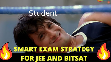 Perfect Exam Strategy for JEE/BITSAT 2021 Students 🔥🔥 | Normal Students Vs Smart Students #Shorts