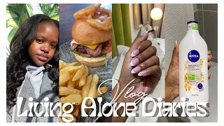 VLOG: MY MONTHLY MAINTENANCE 💸✨ NEW SEW IN, NAILS + TOOK MYSELF ON A SOLO DATE