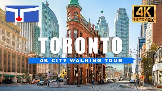 Walking Toronto's Downtown Entertainment District | 4K Walking Tour [4K Ultra HDR/60fps]