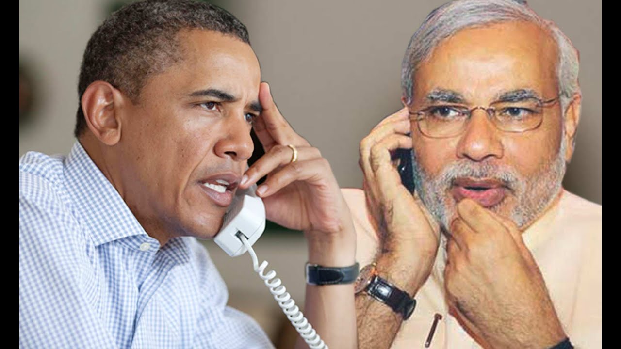 Barack Obama Calls PM Narendra Modi, Discusses Climate Change - YouTube