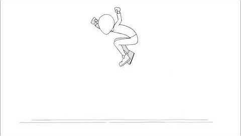 Run and Jump 2d animation