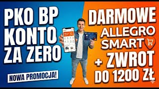 PKO Bank Polski Promocja Allegro Klik – zyskaj łącznie nawet 1200 zł zwrotu i Smart! za 1 zł screenshot 1