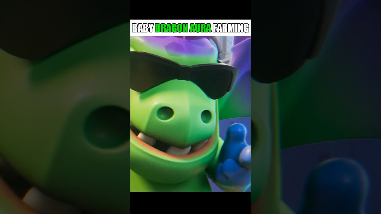 Baby Dragon Evolution Aura Farming... Clash Royale 🔥