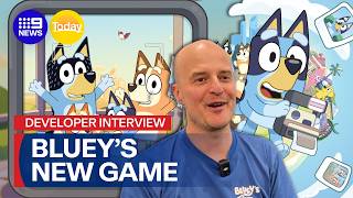 Bluey's brand-new video game with a real-life twist | 9 News Australia