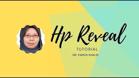 How to create AR using Hp Reveal - my personal tutorial on demand - Dedicated to Dr Ang :)
