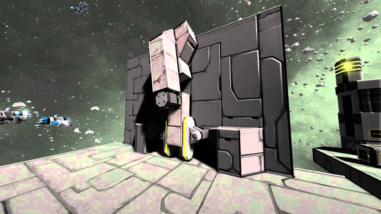 Space Engineers - Pistons, Cranks and Levers - YouTube