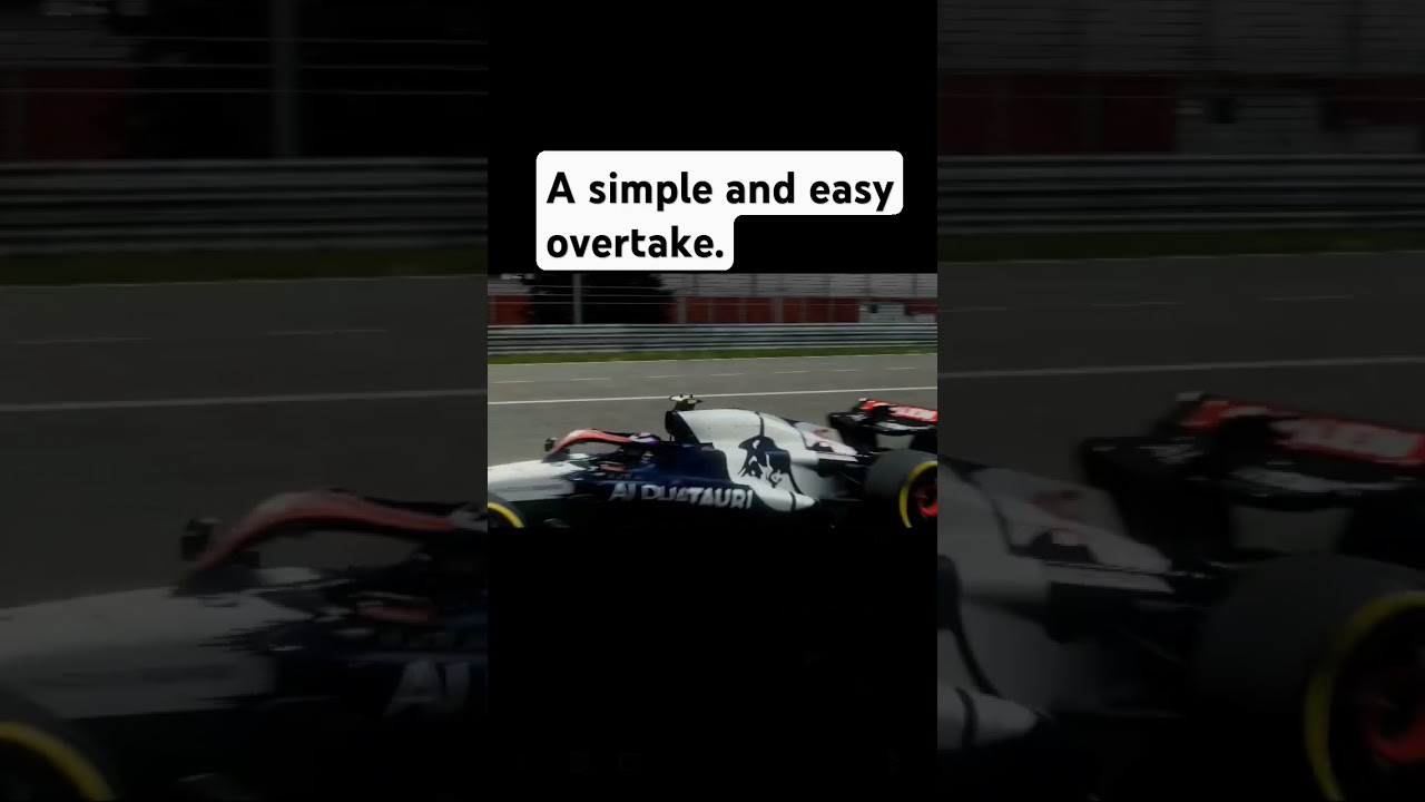 A nice and clean overtake in F1 23