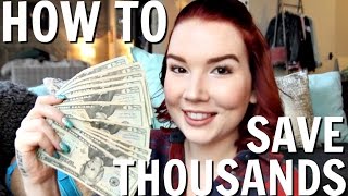 10 EASY TIPS TO SAVE THOUSANDS OF DOLLARS | SAVING $ HACKS