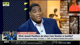 ESPN GET UP | Damien Woody heated debate What should Panthers do when Cam Newton is healthy
