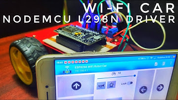 How To Make Wi-Fi Car With NodeMCU And L298N| NodeMCU Projects| ProtoBuilder | Arduino Projects |