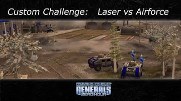 [C&C Zero Hour] - Laser vs Airforce - Custom Challenge Map