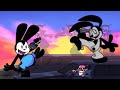 FNF D-sides Oswald VS Happy Oswald Sings Rabbit’s Luck hard | SUICIDE Oswald - Friday Night Funkin