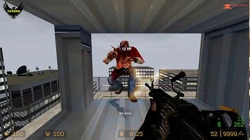 HATTRICK! ZOMBIE ESCAPE ROUND ON COUNTER-STRIKE: SOURCE, map: ze_atix_panic_b3t, CSS