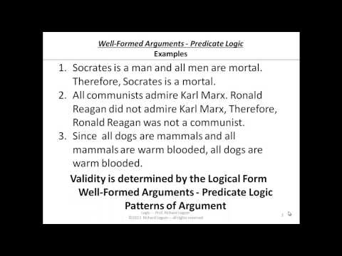 03-5-01 Predicate Logic - Examples of Valid Inferences