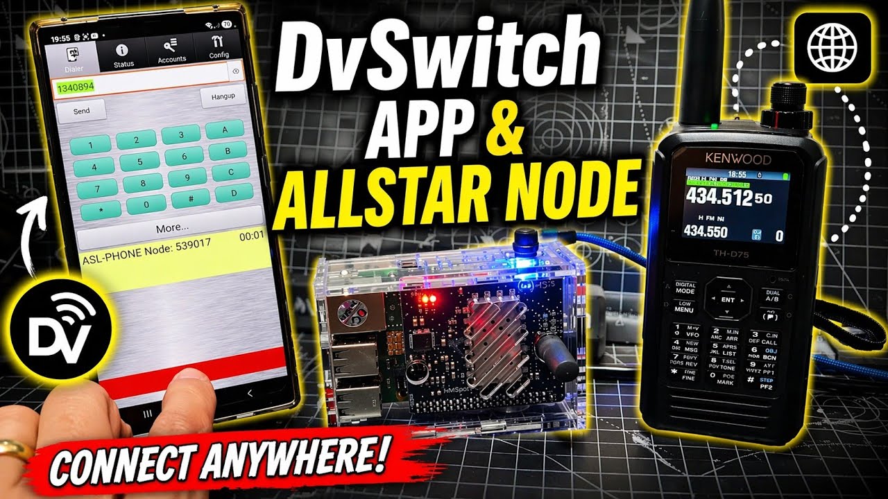 Icon Dvswitch DvSwitch App & Allstar Node - YouTube