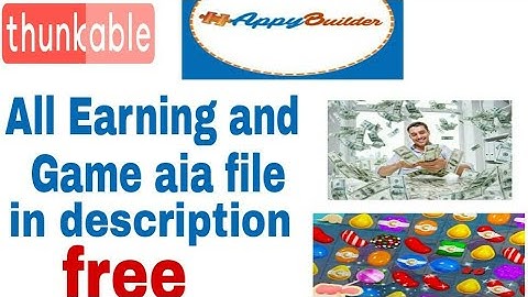 All earning and game app aia file thunkable and appybuilder
