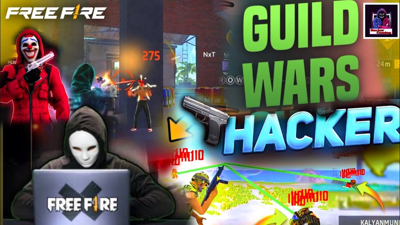 Free Fire Guild War Hacking, Free Fire Guild War मे आया Hacker ...