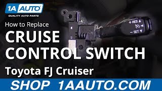 How to Replace Cruise Control Switch 07-14 Toyota FJ Cruiser