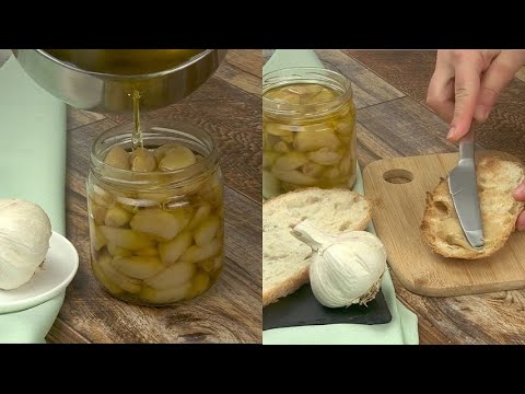 video Garlic confit how to make special your breakfast , Worldwide Recipes Garlic confit how to make special your breakfast
