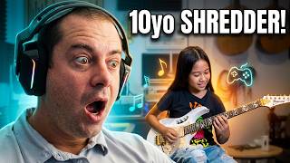 10-Year-Old Thai Guitar Prodigy SHREDDING at Home! 🤯 | Nene Royal Reaction